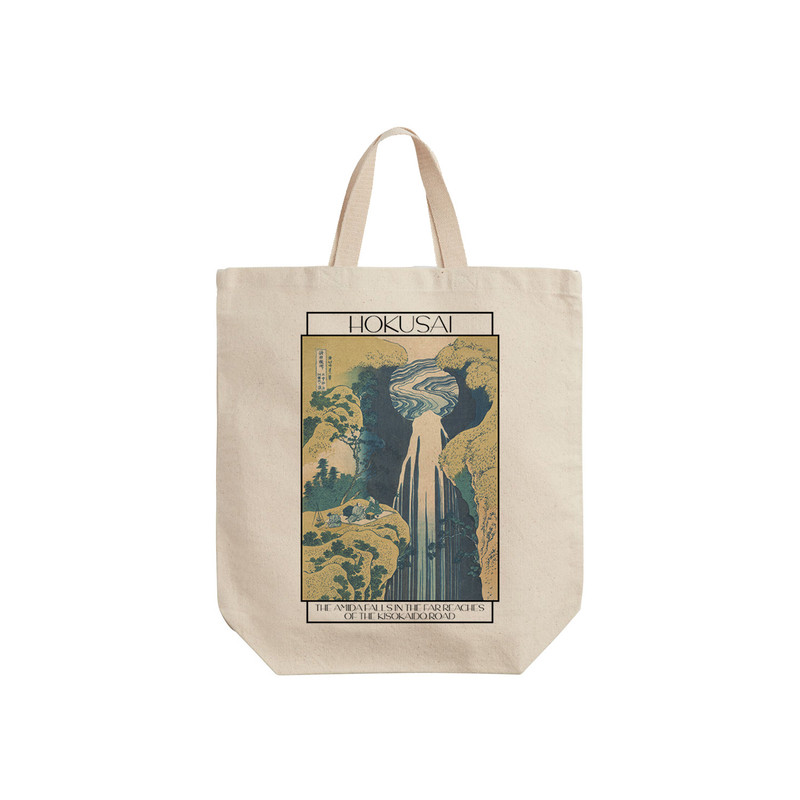 ساک خرید ترمه طراحان ایده مدل آبشار آمیدا از هوکوسای کد art0254 - S