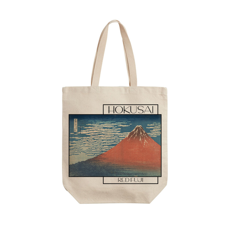 ساک خرید ترمه طراحان ایده مدل فوجی از هوکوسای کد art0256 - L