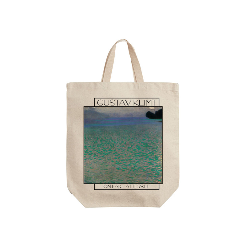 ساک خرید ترمه طراحان ایده مدل دریاچه اترسی از کلیمت کد art0096 - S