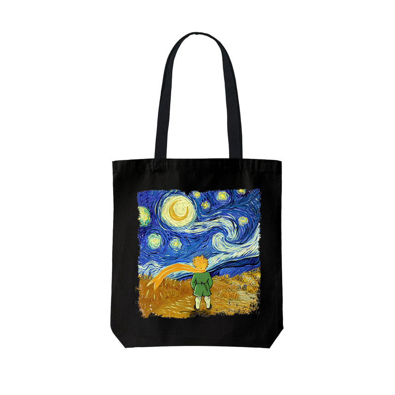 ساک خرید ترمه طراحان ایده مدل شازده کوچولوی ونگوگی کد cfp2078 - L