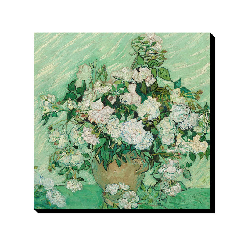 تابلو ترمه طراحان ایده طرح رز ها از ونگوگ کد art0021