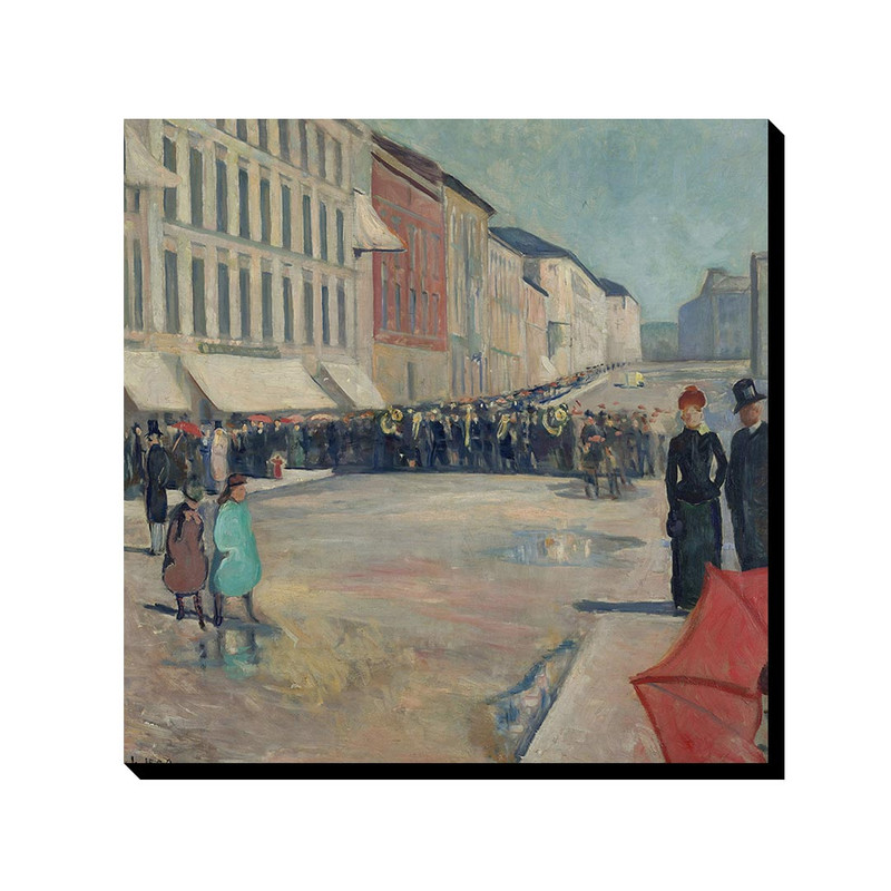 تابلو ترمه طراحان ایده طرح موسیقی در خیابان کارل یوهان از ادوارد مونک کد art0120