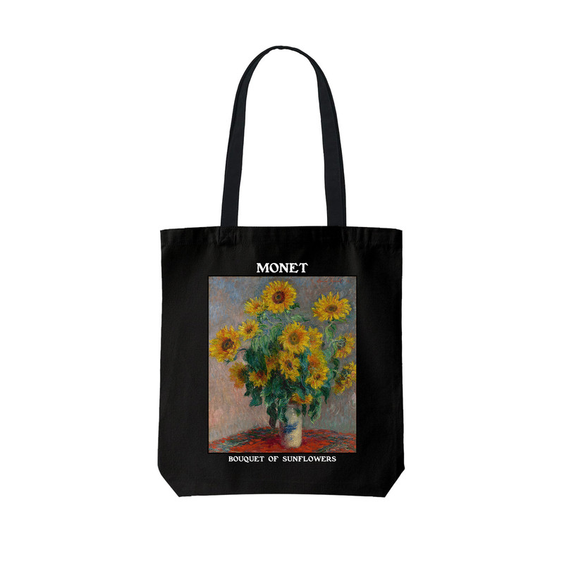 ساک خرید ترمه طراحان ایده مدل دسته گل آفتابگردان از مونه کد art0182 - L