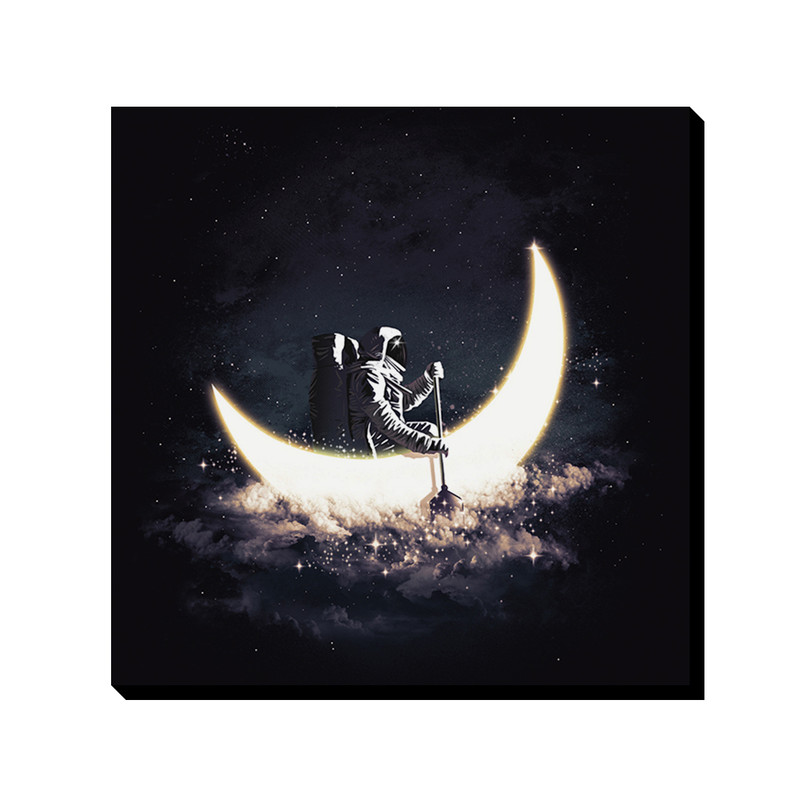 تابلو شاسی ترمه طراحان ایده مدل فضانورد سوار بر ماه کد cfp1056