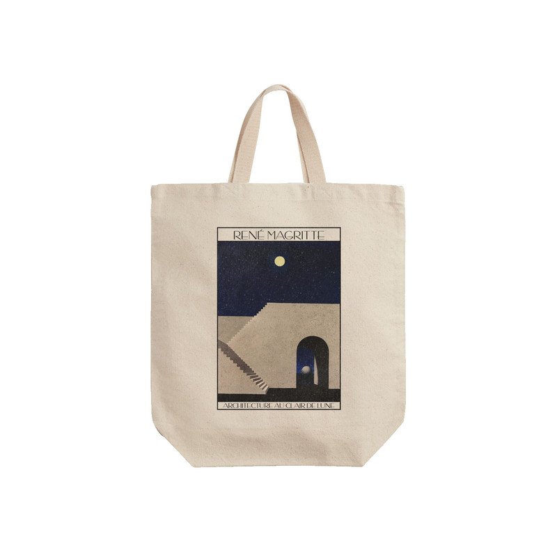 ساک خرید ترمه طراحان ایده مدل معماری مهتابی از ماگریت کد art0366 - S