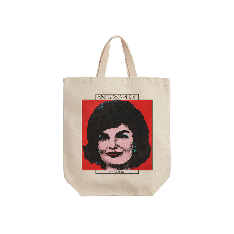 ساک خرید ترمه طراحان ایده مدل جکی قرمز از وارهول کد art0870 - S