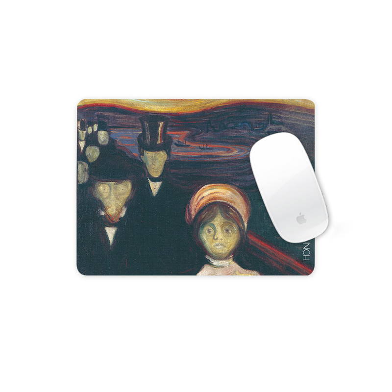 ماوس پد ترمه طراحان ایده مدل اضطراب از ادوارد مونک کد art0124