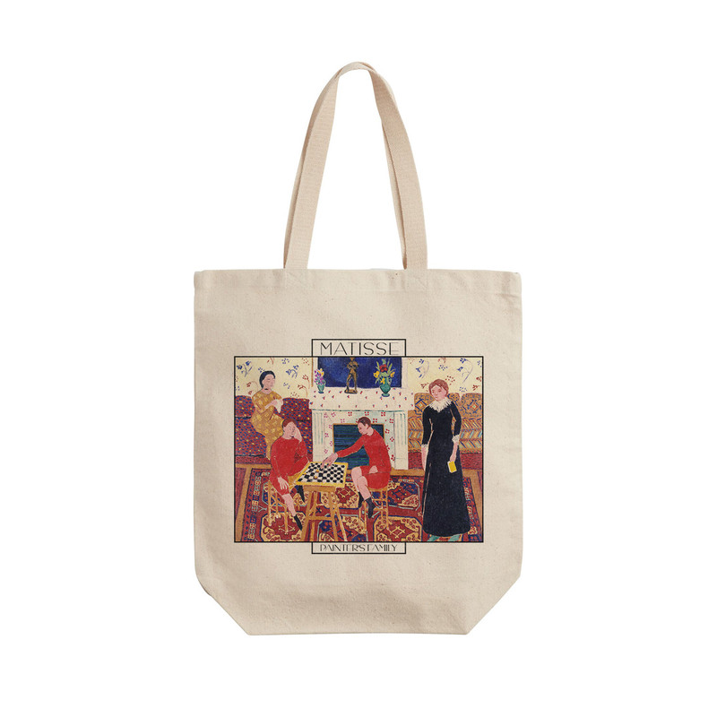 ساک خرید ترمه طراحان ایده مدل خانواده نقاش از ماتیس کد art0634 - L