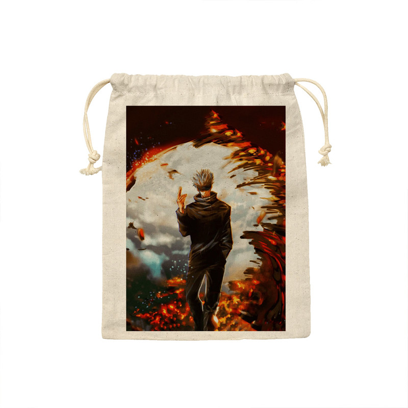 کیسه نان و سبزی ترمه طراحان ایده طرح جوجوتسو کایسن Jujutsu Kaisen کد strm0436 - L