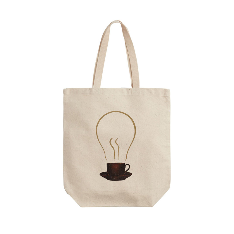 ساک خرید ترمه طراحان ایده مدل قهوه روشنم می دارد کد cfp1174 - L