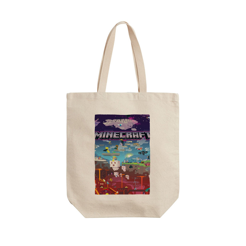 ساک خرید ترمه طراحان ایده مدل بازی ماینکرافت، Minecraft کد strm01034 - L