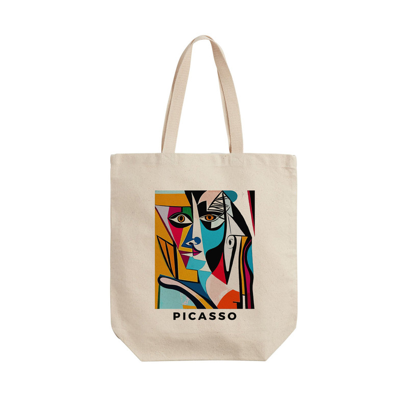 ساک خرید ترمه طراحان ایده مدل نقاشی پیکاسو کد strm01037 - L