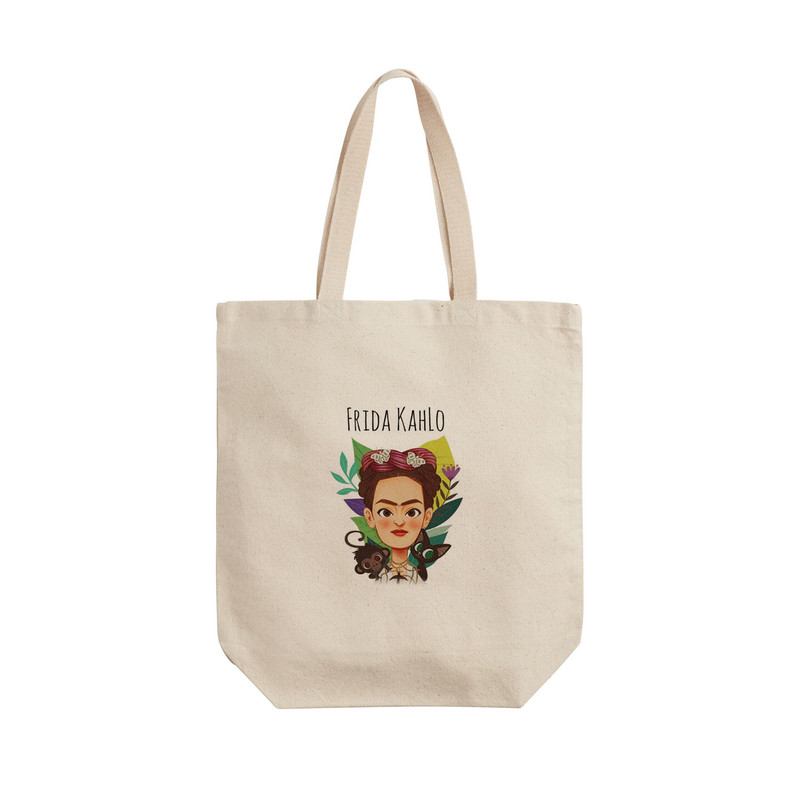 ساک خرید ترمه طراحان ایده مدل پترن فریدا کالو کد strm01048 - L