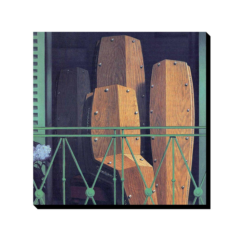 تابلو ترمه طراحان ایده طرح بالکن مانه از ماگریت کد art0393