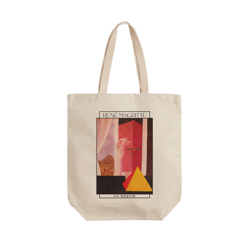 ساک خرید ترمه طراحان ایده مدل پنجره از ماگریت کد art0493 - L