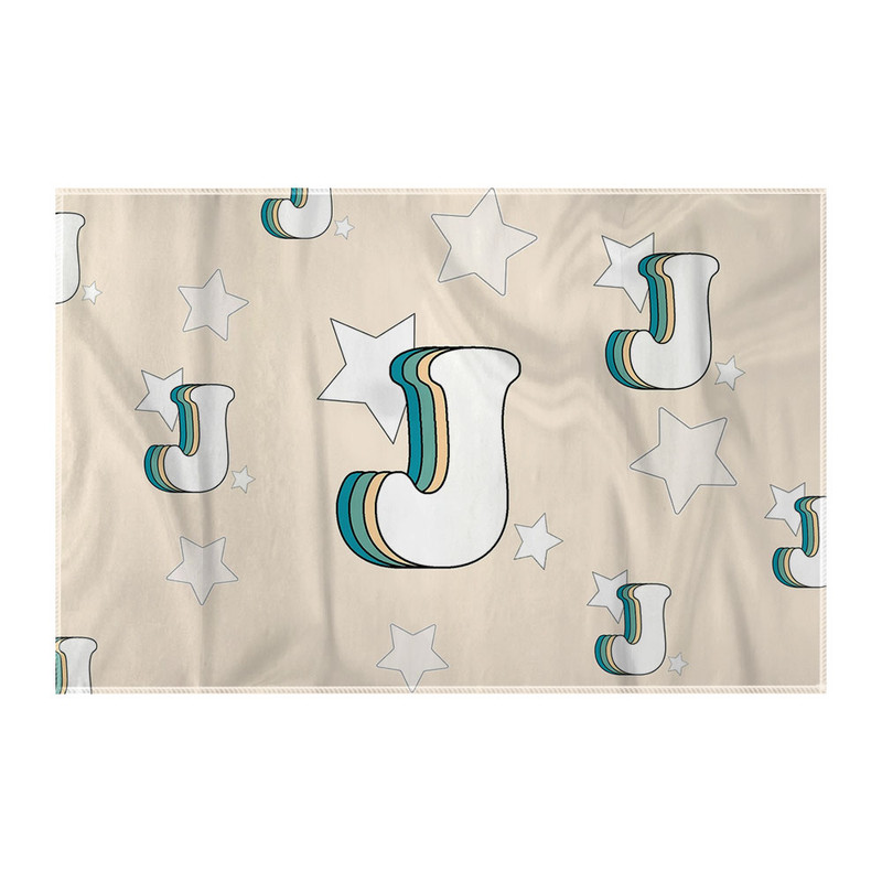 کاغذ کادو ترمه طراحان ایده مدل حرف J رترو کد cfp2934