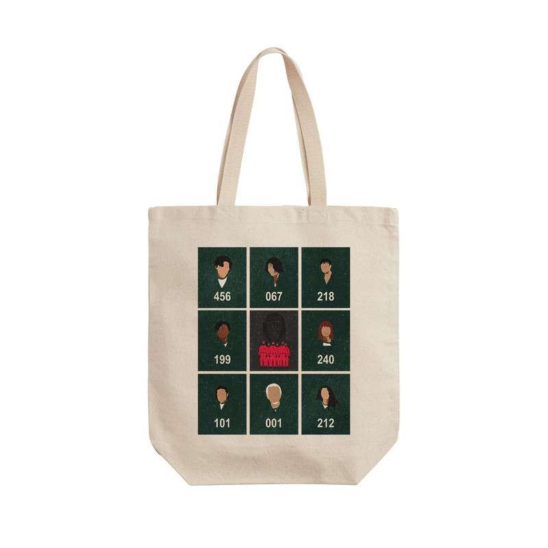 ساک خرید ترمه طراحان ایده مدل سریال اسکویید گیم کد cfp3067 - L