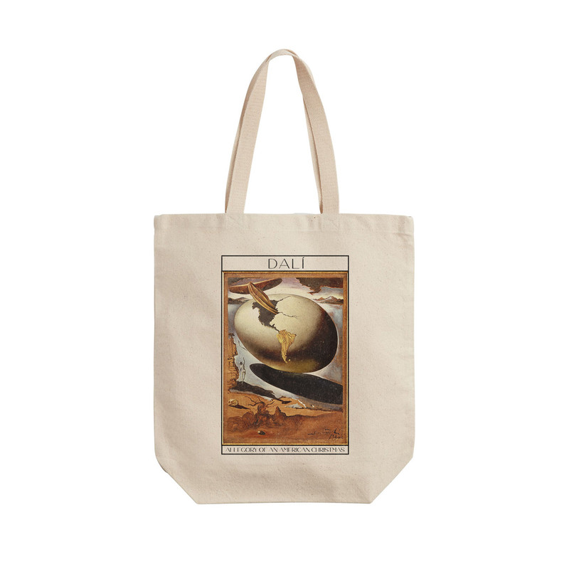 ساک خرید ترمه طراحان ایده مدل تمثیل کریسمس آمریکایی از دالی کد art0706 - L