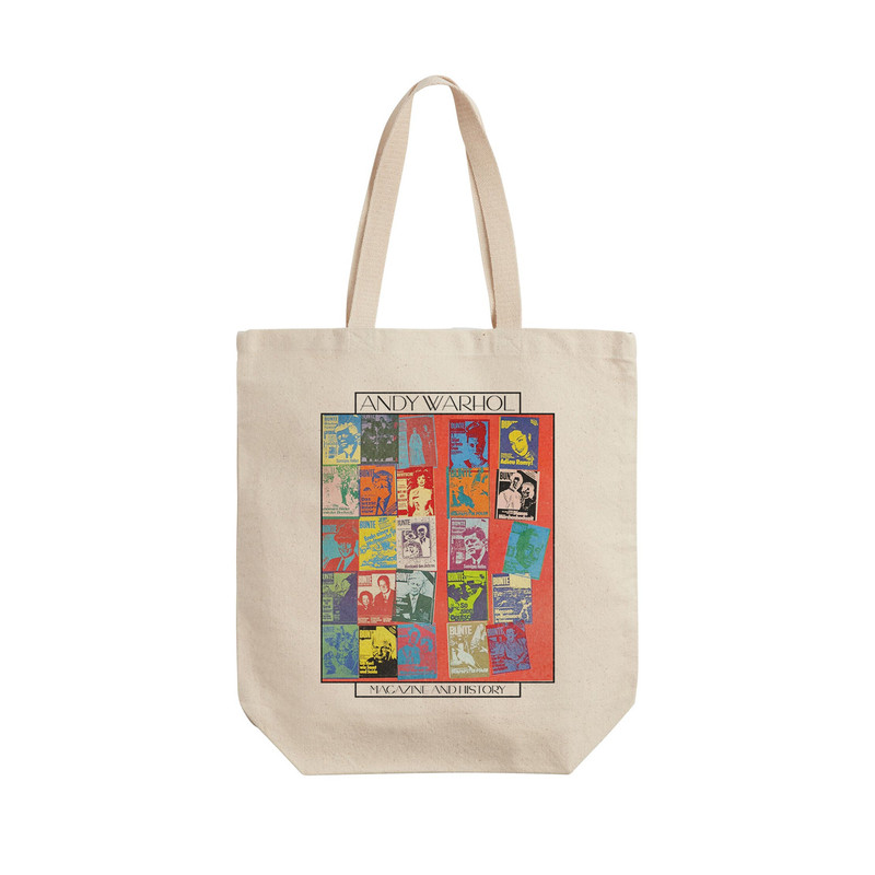 ساک خرید ترمه طراحان ایده مدل مجله و تاریخ از وارهول کد art0847 - L