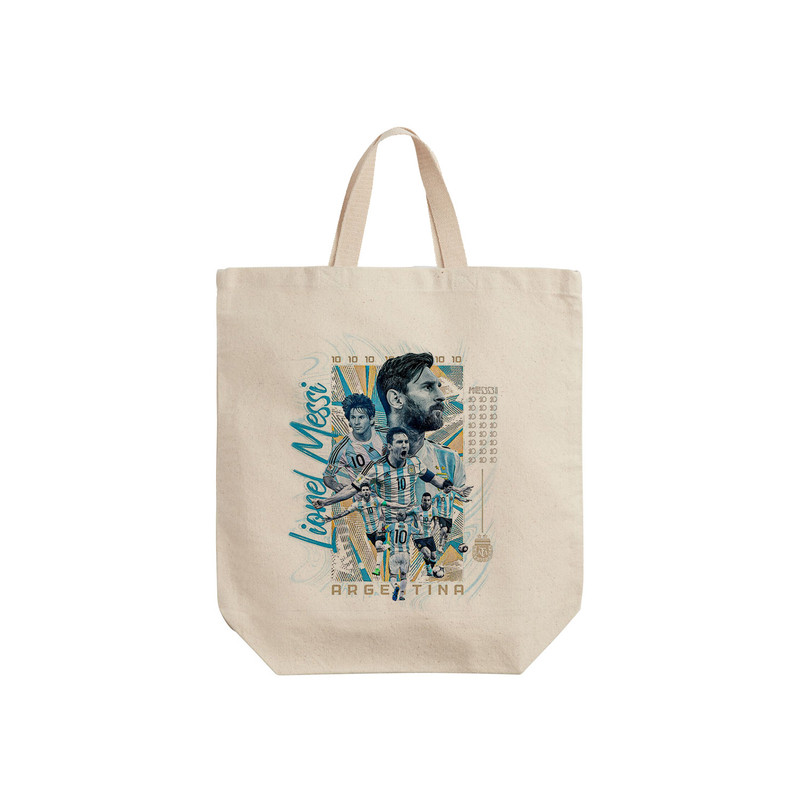 ساک خرید ترمه طراحان ایده مدل پترن لیونل مسی کد strm0796 - S