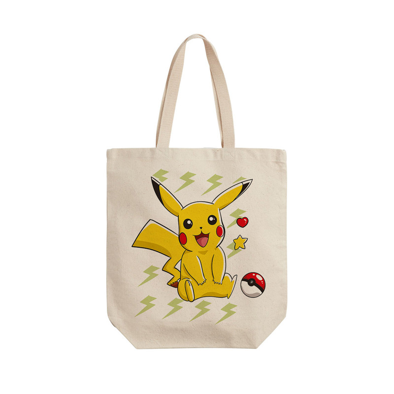 ساک خرید ترمه طراحان ایده مدل پیکاچو کد cfp1568 - L