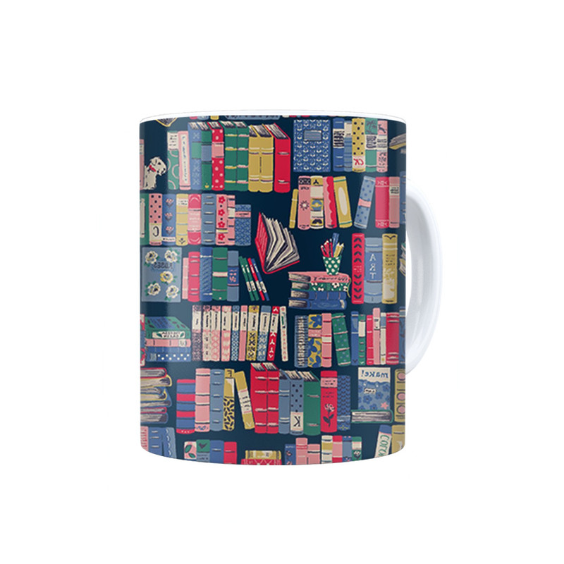 ماگ ترمه طراحان ایده مدل کتابخانه ی رنگی کد strm0060