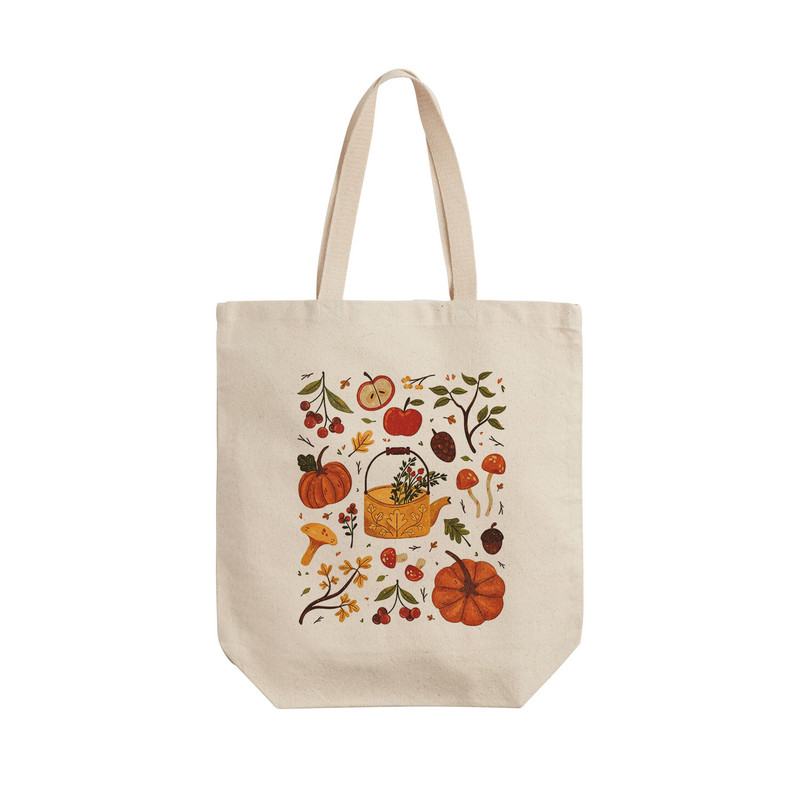 ساک خرید ترمه طراحان ایده مدل حال و هوای پاییز کد cfp2162 - L