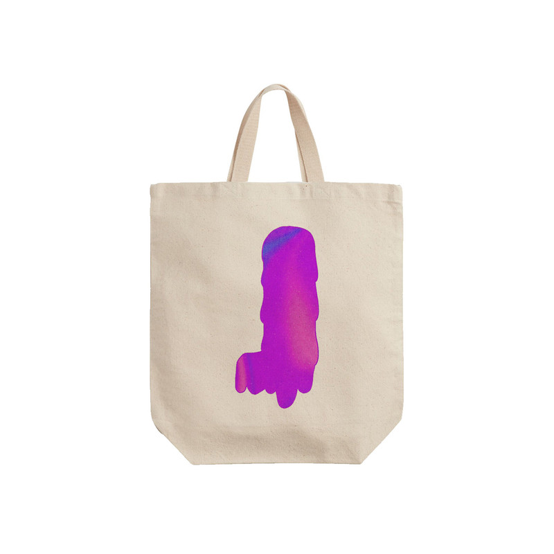 ساک خرید ترمه طراحان ایده مدل حرف J هولوگرامی کد cfp2986 - S