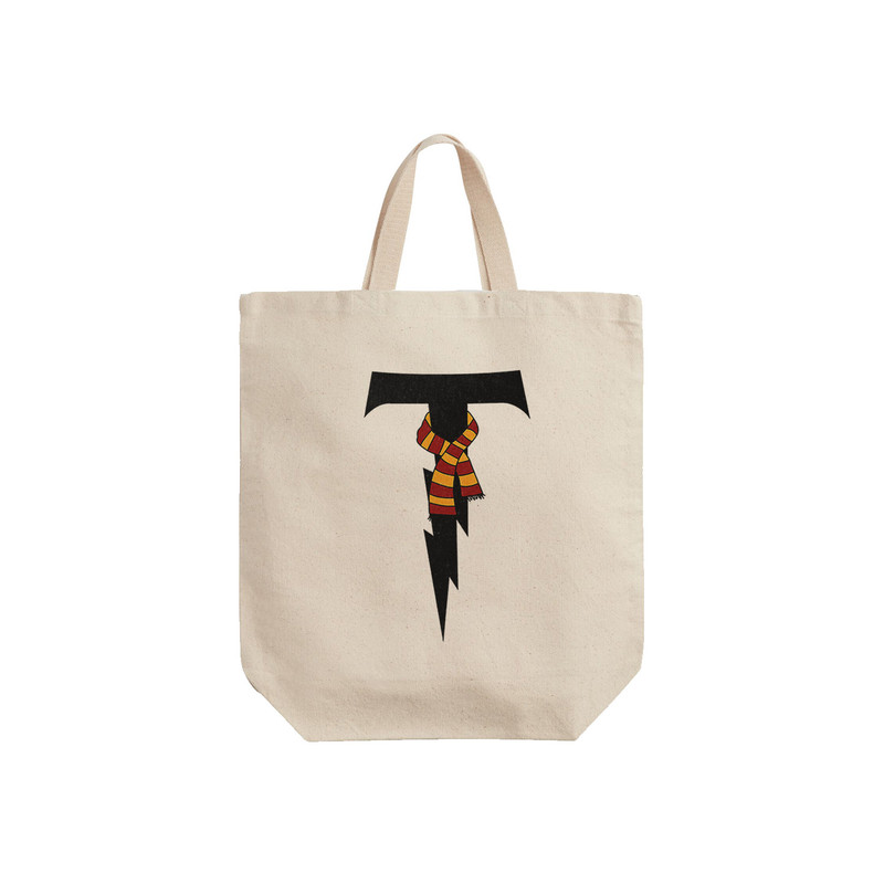 ساک خرید ترمه طراحان ایده مدل حرف T هری پاتر کد cfp3049 - S