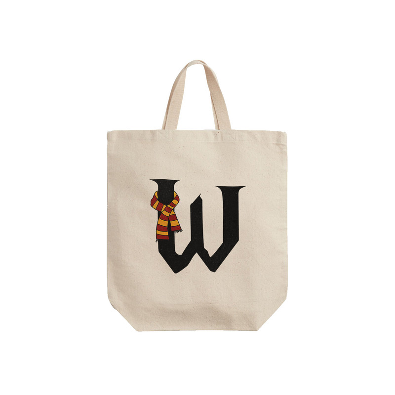 ساک خرید ترمه طراحان ایده مدل حرف W هری پاتر کد cfp3052 - S