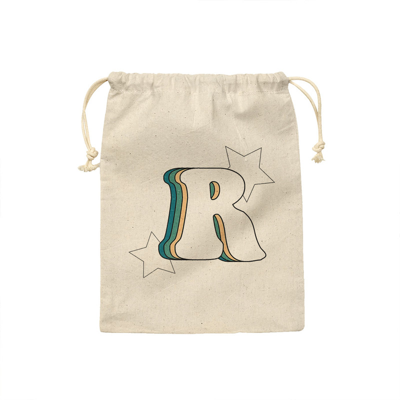 کیسه نان و سبزی ترمه طراحان ایده مدل حرف R رترو کد cfp2942 - M