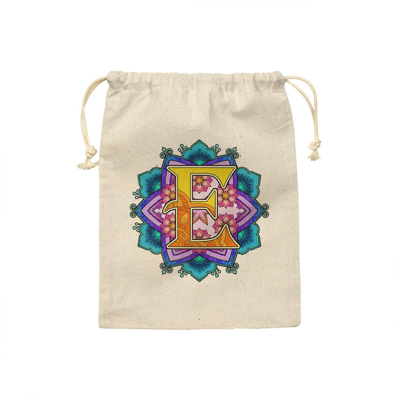 کیسه نان و سبزی ترمه طراحان ایده مدل حرف E ماندالا کد cfp2955 - M