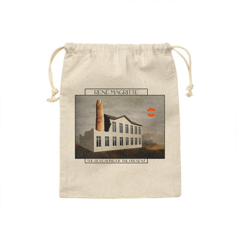 کیسه نان و سبزی ترمه طراحان ایده مدل آشکارشدن زمان حال از ماگریت کد art0482 - M