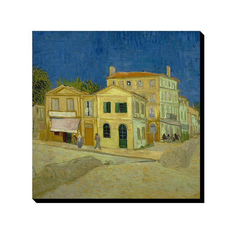 تابلو ترمه طراحان ایده طرح خانه زرد از ونگوگ کد art0009