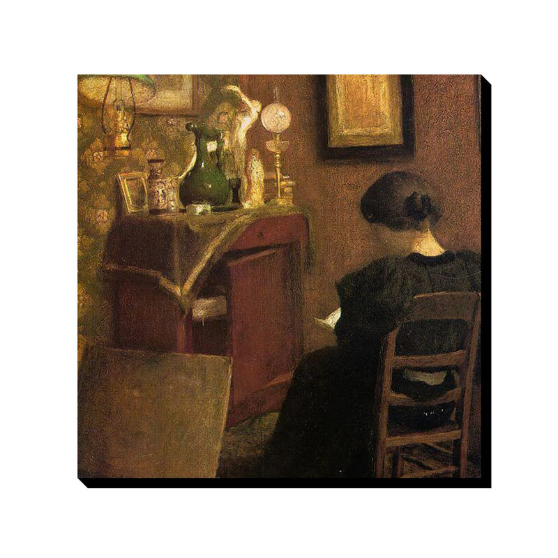 تابلو ترمه طراحان ایده طرح زن در حال مطالعه از ماتیس کد art0693