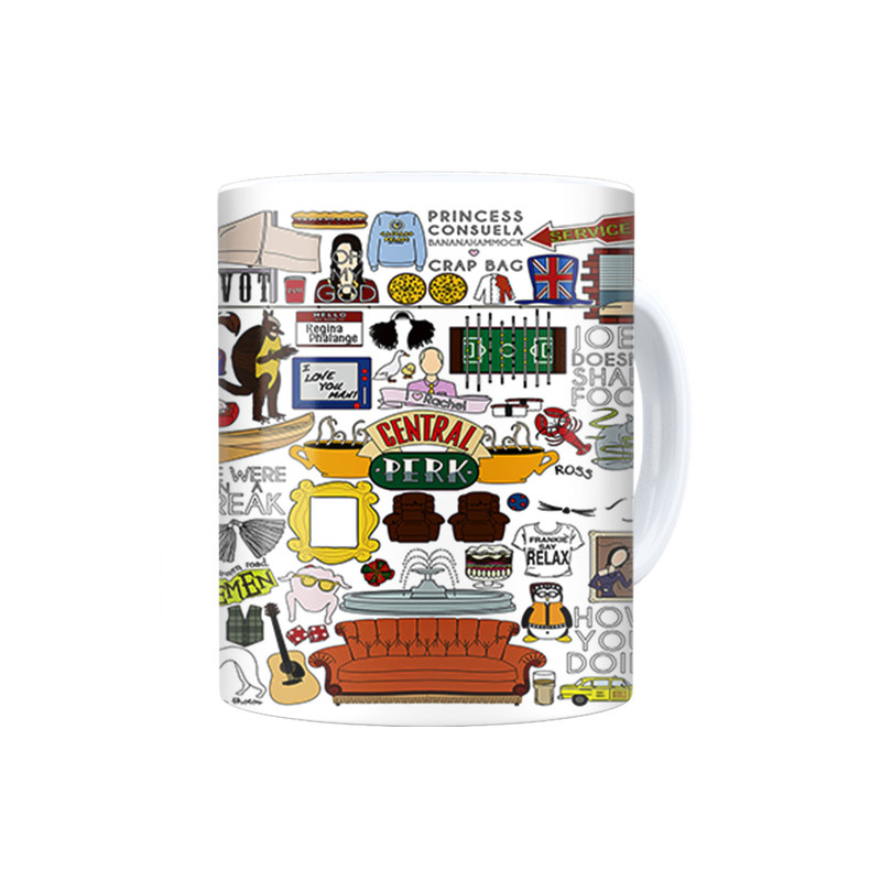 ماگ ترمه طراحان ایده مدل نشانه های فرندز کد cfp1199