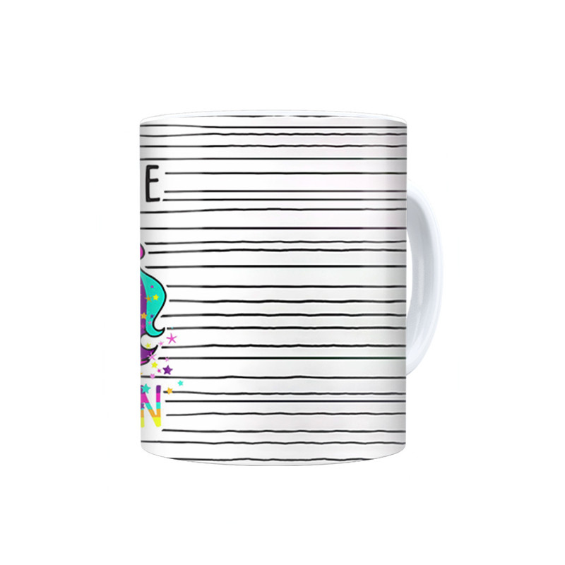 ماگ ترمه طراحان ایده مدل تک شاخ رنگین کمانی کد cfp1447