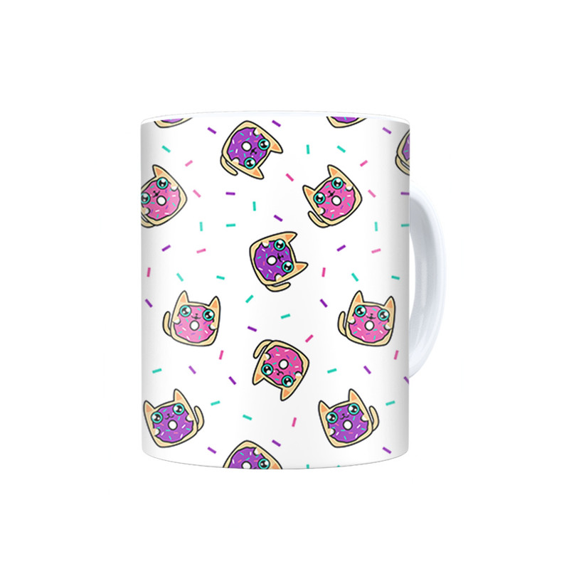 ماگ ترمه طراحان ایده مدل گربه های دوناتی کد cfp1456