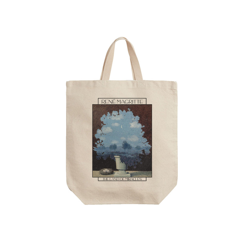 ساک خرید ترمه طراحان ایده مدل سرزمین معجزه ها از ماگریت کد art0474 - S