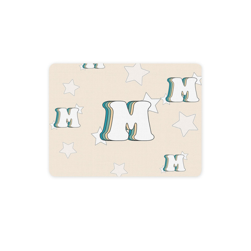 ماوس پد ترمه طراحان ایده مدل حرف M رترو کد cfp2937