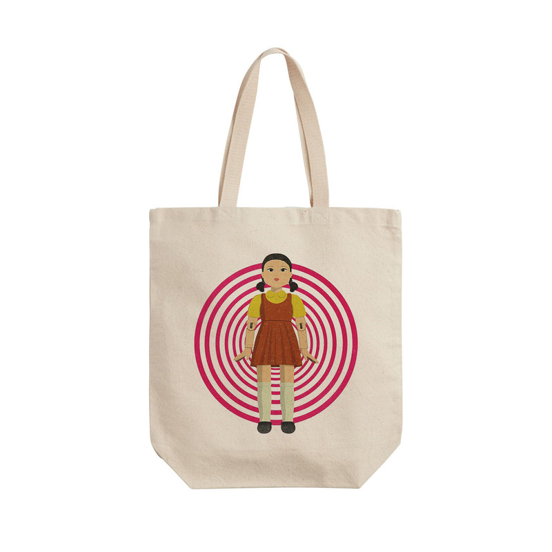 ساک خرید ترمه طراحان ایده مدل سریال اسکویید گیم کد cfp3086 - L