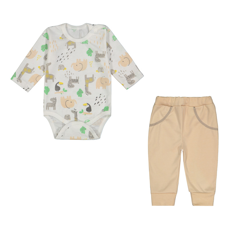 ست بادی و شلوار نوزادی مدل N02