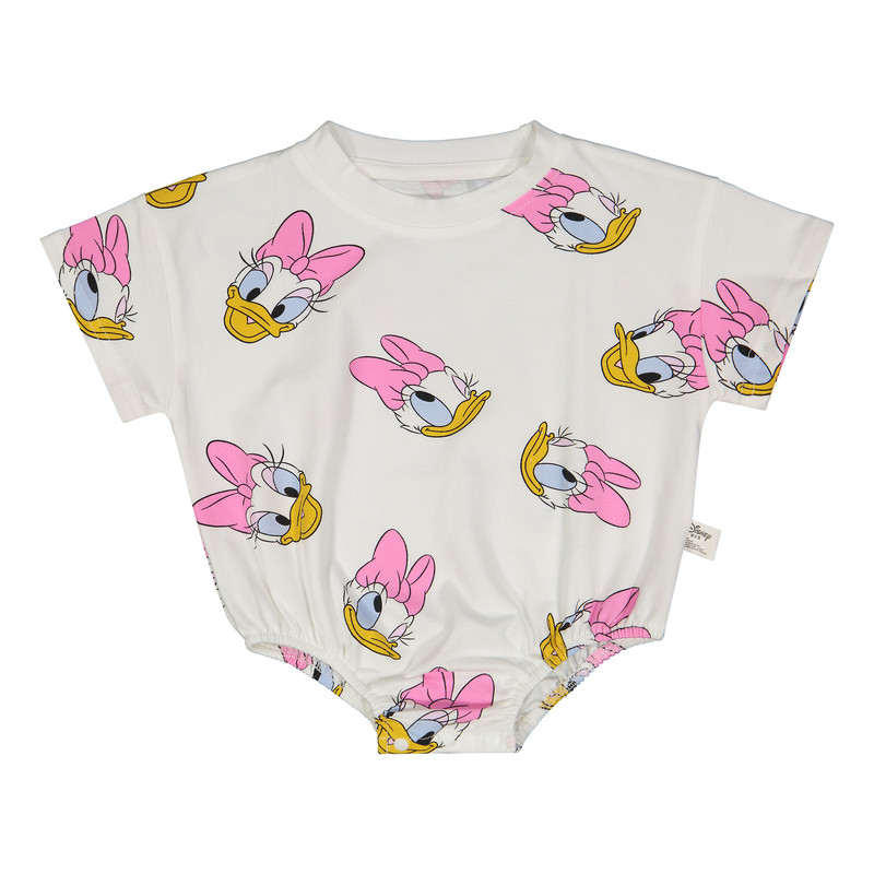 بادی آستین کوتاه نوزادی مدل S-01 رنگ سفید