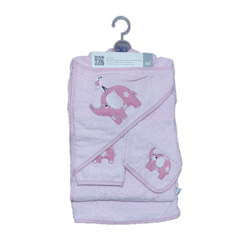 ست حوله نوزادی 5 تکه مادرکر مدل کیمونو  فیل و جوجه