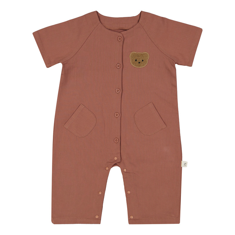 سرهمی نوزادی مدل خرس رنگ قهوه‌ای