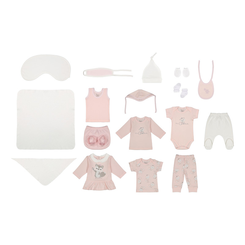 ست 17 تکه لباس نوزادی دانالو مدل Y01
