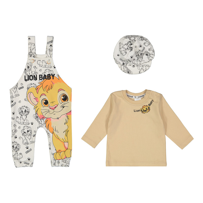 ست 3 تکه لباس نوزادی الچی بیبی مدل N08