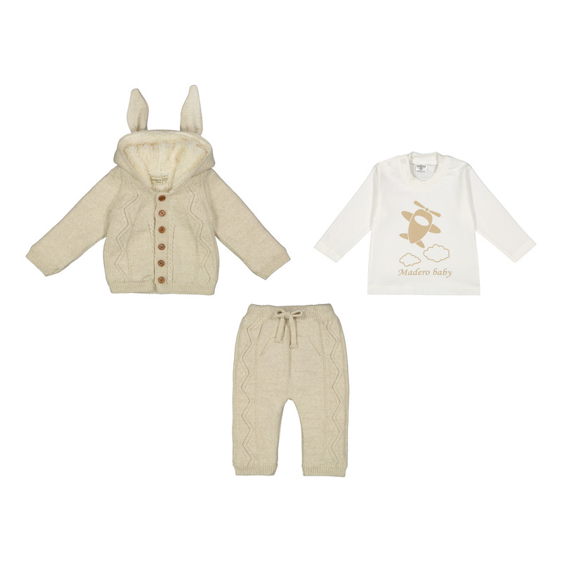 ست 3 تکه لباس نوزادی مادرو مدل Y10