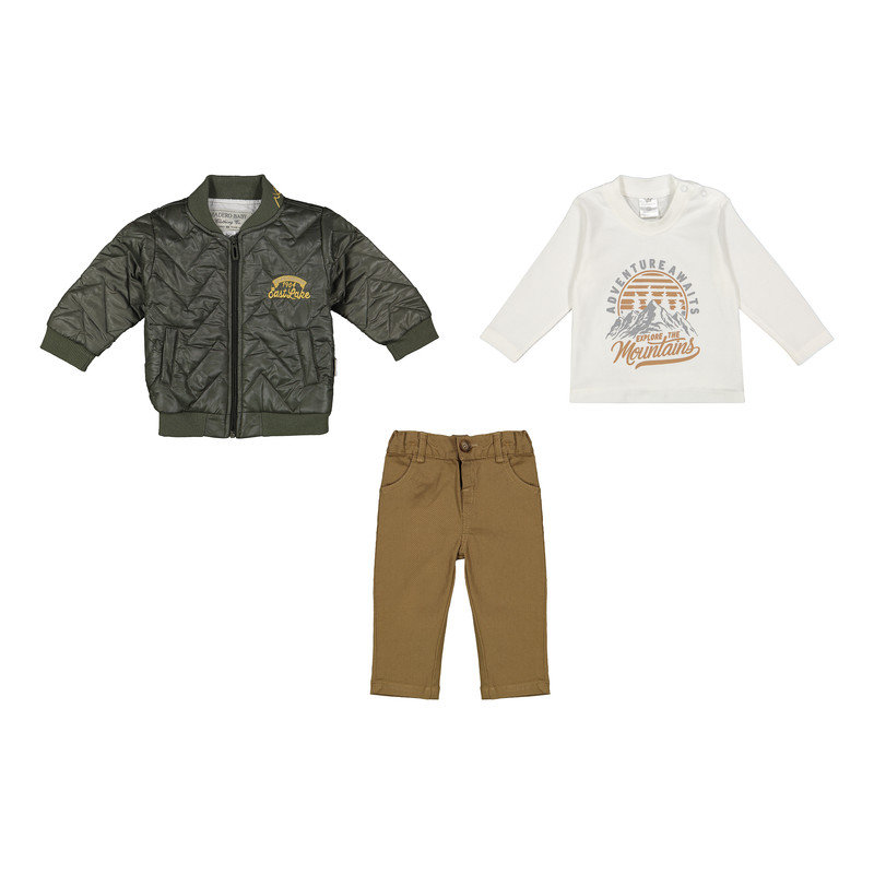 ست 3 تکه لباس نوزادی مادرو مدل Y09