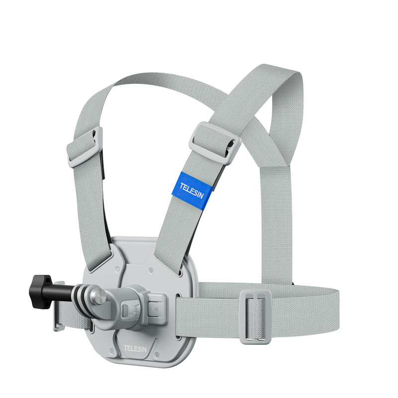 بند دور سینه تلسین مدل S2-CGP-01-GY مناسب برای دوربین های ورزشی